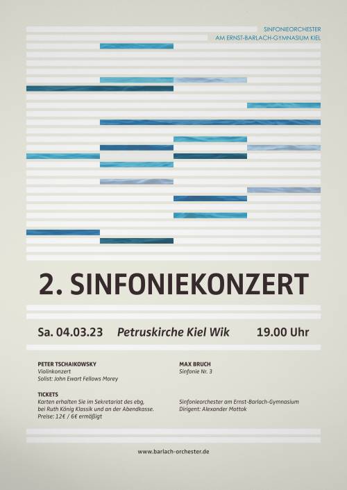 sinfonie konzert 2 Poster mittel