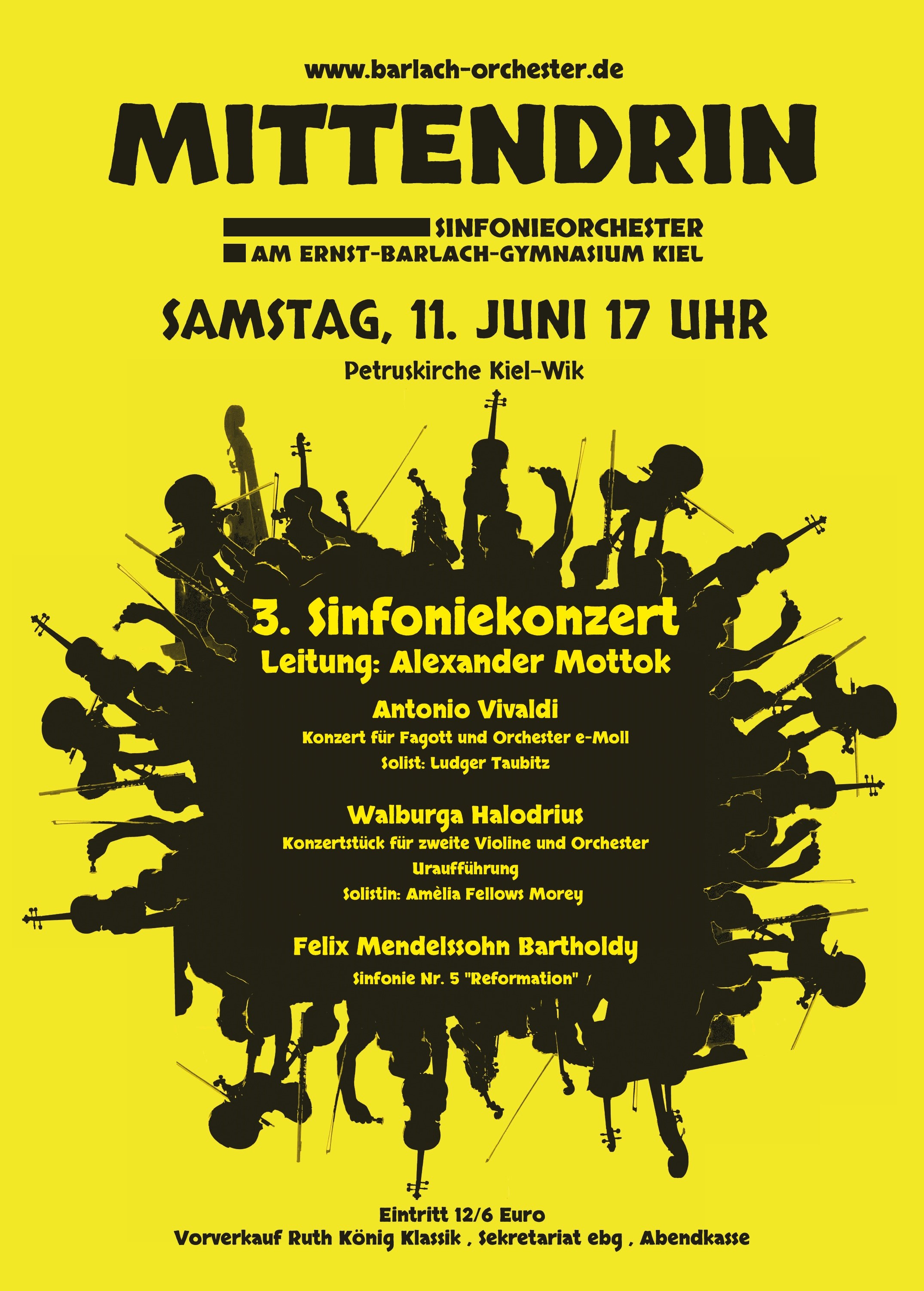 1. Sinfoniekonzert 10.11.2018 17 Uhr Petruskirche Kiel 22Herbst22